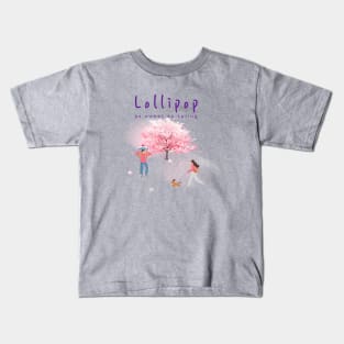 lollipop, as sweet as spring Kids T-Shirt